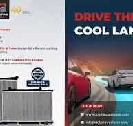 Dolphin AC Car Condenser | Aftermarket Car Air Conditioner ...