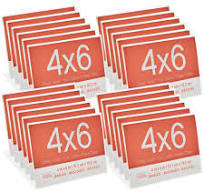 Buy in Bulk - 24 Pack: Acrylic Horizontal Bent 4" x 6" Frame ...