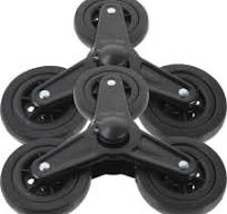 Hand Truck Wheels Stair Climbing Cart Casters Luggage Trolley Four | eBay
