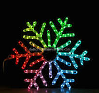 Outdoor Waterproof Custom Color Change LED Snowflake Lighting Tunnel Arch  Reindeer Lighting Christmas Decoration Light Show