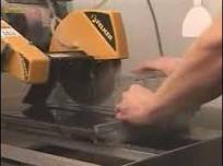 Cutting Glass with a Diamond Saw