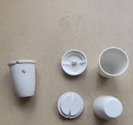 Volatile Crucible Laboratory Porcelain Crucible Iron Anchor Volatile  Crucible