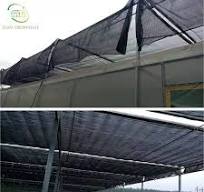 Silver Agricultural Greenhouse Interior Aluminum Foil Sun Shading Net Screen