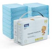 Disposable Changing Pad (100 Pack), Baby Incontinence Changing Pads Diaper  UnderPads, Super Soft, Ultra Absorbent & Waterproof, Covers Any Surface for  ...