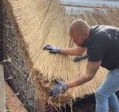 Roof transformation in 60 seconds #thethatchingguy #thatch #transformation  #instagood #reels