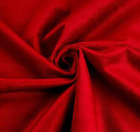 Upholstery Royal Velvet Fabric, 100% Polyester Upholstery Fabric (1 Yard,  Red)