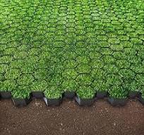 Vodaland Permeable HexPave System - Grass & Gravel Pavers - 100% Recycled  PPE Plastic, Handles 27,000 lbs, 1" Depth, 65 sf / 22 Units