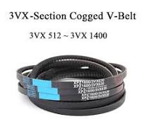 3VX-Section Cogged V-Belts (Rubbe Drive Belt 9.7mmx8mm V ...