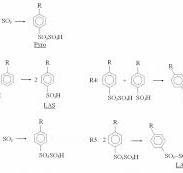 Reaction scheme proposed to model the LAB sulfonation ...