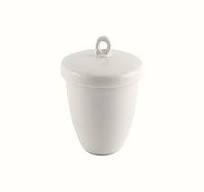 PORCELAIN CRUCIBLE, high wall