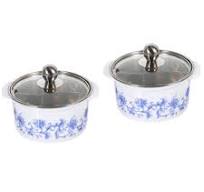 unbranded 2pcs Stainless Steel Hot Pot Pot Small Pot Induction Cooker Pot  Small Soup Pot Cooking Pot with Lid
