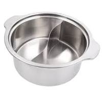 Amazon.com: Divided Hot Pot Pan Stainless Steel Yuanyang Hot ...