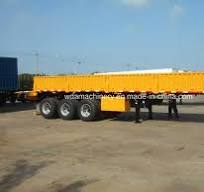 Dropside Truck Semi Trailer for 40ft Container