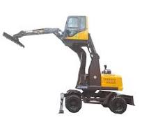 Innovative Material Crane Wheel Excavator Leveling Rake Stick Rakes  Material Trimming Machine