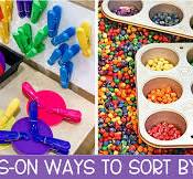 5 Hands-On Ways to Sort by Color in the Preschool Classroom