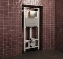 1.2m Pre Wall WC Frame with Cistern & Chrome Flush Plate