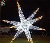 [Hot Item] 3D Christmas North Star Motif Lights for Outdoor Park Decorations