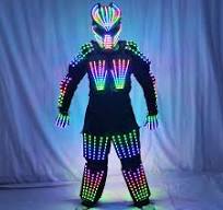 Full Color LED Suit Costumes Clothes Lights Luminous Stage Dance  Performance Show Growing Light Up Armor for Night Club - AliExpress 15