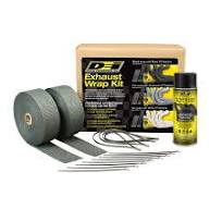 Automotive Exhaust & Header Glass Fiber Wrap Kit - Black HT