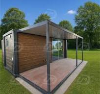 20ft Expandable Container House with Half Terrace