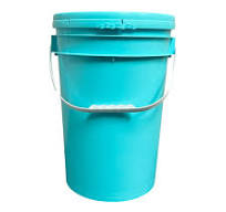 Amazon.com: 6 Gallon Premium Grade Plastic Bucket with lid ...