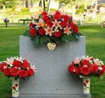 Amazon.com: 3 Pack Grave Cemetery Flowers for Headstone ...