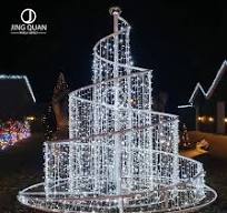 Christmas Decorations Light Outdoor Fountain Motif Lights Christmas Walk  Through Light Holiday Decoration Shopping Mall