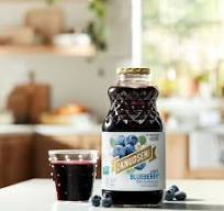 R.W. Knudsen Family Just Blueberry Juice, 32 oz, Glass Bottle, Shelf-Stable