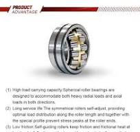 23134CA/W33 Chrome Steel Spherical Roller Bearing For ...