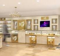 Modern small jewellery shop interior design ...
