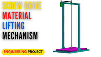 SCREW DRIVE LIFTER MECHANISM | SCREW LIFTING MECHANISM| MECHANICAL  ENGINEERING PROJECT
