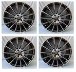 20" Black Multispoke AMG Style Rims Wheels Fits Mercedes Benz S450 S500 S550