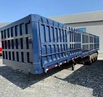 40 - 100tons Dropside Semi Trailers for Heavy Cargo