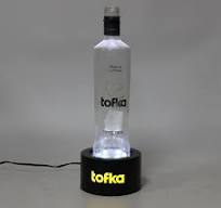 LED Display Bottle Glorifier One Bottle LED Bottle Presenter for Spirit