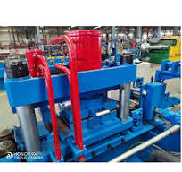 China Shelf Pillar V Angle Truss Steel Roll Forming Machine