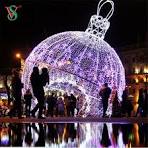 3D Large Bubble Ball Shape Motif Light for Christmas Shopping Mall  Decoration
