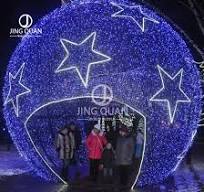 New LED Arch Balls Motif Light Rope Lighting Holiday String Lights  Customizable Colorful Adornment for Christmas and Holidays
