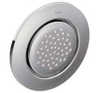 Moen TS1322 Mosaic Round Single-Function Body Spray, Wall ...