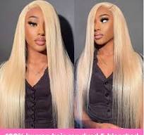 Amazon.com : 613 Bundles Human Hair 14 Inch Blonde Straight ...