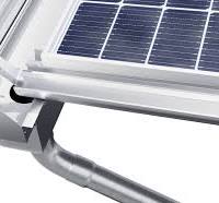 Solar carport frame SPG5 including 12 solar panels, aluminum, clearance  height 87 in, SoloPort