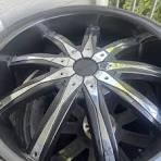 Set of Black Alloy Rims with Multi-Spoke Design 22 Inches 5 Lug universal |  eBay