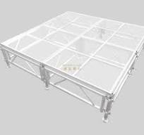Portable Stage Acrylic Floor Acrylic Stage 7.5x7.5m Height ...
