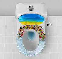 Resin Casting Molds Toilet Lid Set Silicone Mold Toilet Lid Drip Mold  Handmade Creative Toilet Lid Silicone Mold