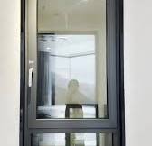 Modern Design Double Glass Diamond Mesh Casement Windows Waterproof Steel  Frame Competitive Price for Home Kitchen Louver