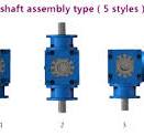 Three Shaft Configurations Bevel Gear Screw Jacks