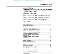 Installation Data Allen-Bradley 1336/1336VT/1336 PLUS/PLUS ...