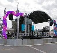 Arc Roof Stage Hire | Prolyte Outdoor Stage Hire | SRG Event ...