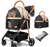 Amazon.com: Dog Cat Stroller for Small/Medium Pets up to 50 ...