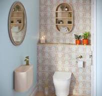 Fantome H Concealed Toilet Tank Carrier System for Top Flush