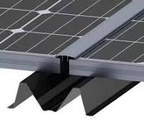 Gutter for BIPV Roof Mounting System Zinc Aluminum Mag Alloy Roof Drainage  Channel